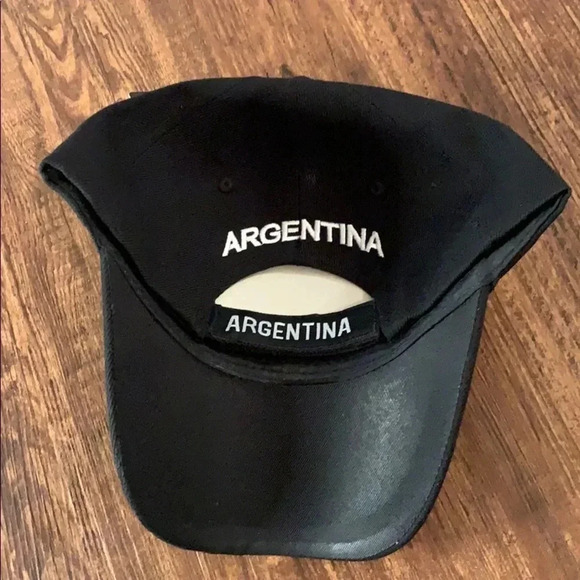 Argentina Flag Soccer Baseball Cap Adjustable NWT - Picture 5 of 10